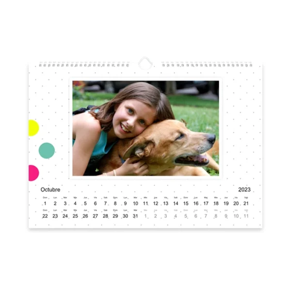 Calendario · Pared A3H (Colorido)