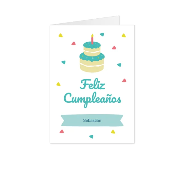 Tarjetas · Cumpleaños Torta