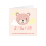 Tarjetas · Oso Bebé ¡Es una niña!
