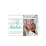 Tarjetas · Rayas ¡Hola Bebé!
